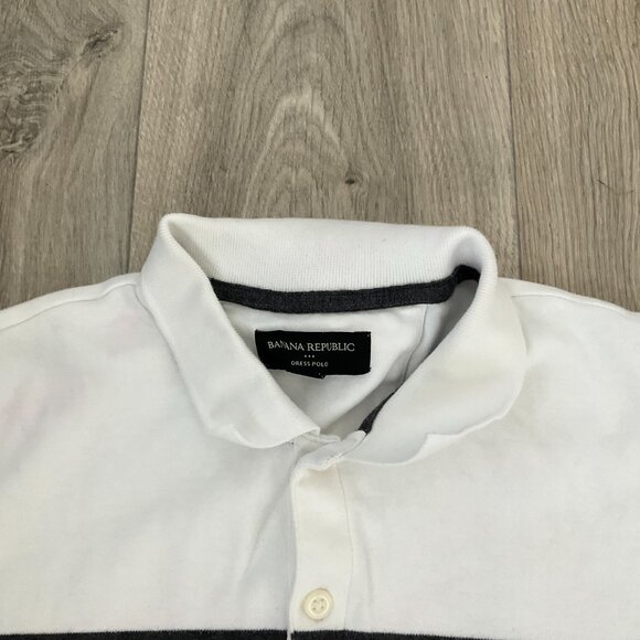 Lot of 3 Banana Republic Shirts Men's Large Dress Polo Golf Casual Short Sleeve - Picture 10 of 16